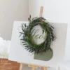 Handmade Artificial Leaf Lavender Wreath Living Room