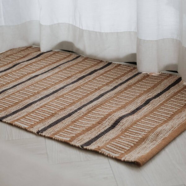 Lenx Stripe Cotton Floor Mat