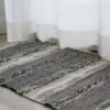 Lenx Zigzag Stripe Cotton Floor Mat