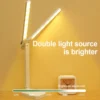 Double Head Lighting LED Rechargeable Desk Lamp
