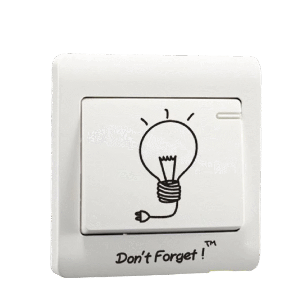Removable PVC Switch Sticker Home Decor