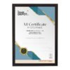 Frame Depot A4 Certificate Frame Black A4