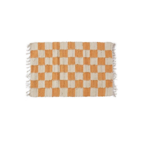 Resh Checkered Cotton Floor Mat