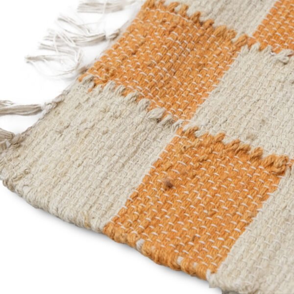 Resh Checkered Cotton Floor Mat