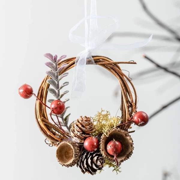 Mano Plus ALICIA Christmas Wreath Door Hanging Christmas Decoration Home Living